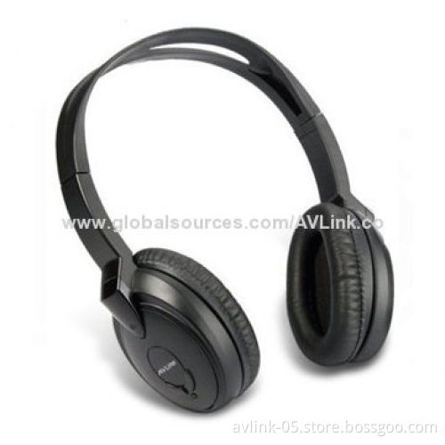 Single Channel In-car Infrared Wireless Headphones, Compatible with All In-vehicle AV Applications